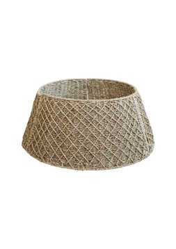 Round Foldable Diamond Wicker Tree Skirt D60cm £49.99