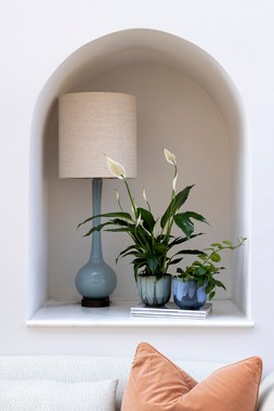 ROWE GREEN DRIP REACTIVE GLAZE PLANTER £13.99. & ROWE NAVY DRIP REACTIVE GLAZE PLANTER £13.99