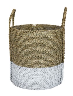 Seagrass Kindling Basket White 30cm &pound;59.99