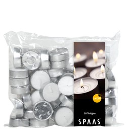 Tealights Bag Of 50 4.5 (Hr) &pound;7.99