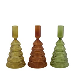 Willow Glass Tree Candle Holder 3 Pack &pound;29.97