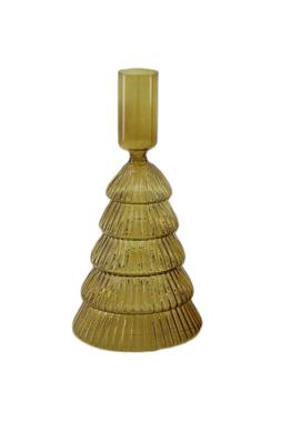 Willow Glass Tree Candle Holder Orche &pound;9.99