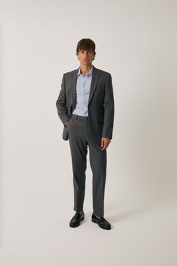 Threadbare Tailored Fit Cotton Rich Blazer in Grey Check £65, Trousers £35, www.threadbare.com (2)