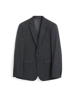 Threadbare Tailored Fit Cotton Rich Blazer in Grey Check £65 www.threadbare.com