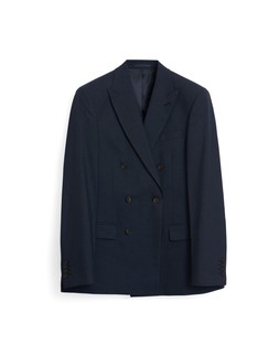 Threadbare Tailored Fit Double Breasted Blazer in Navy £65 www.threadbare.com