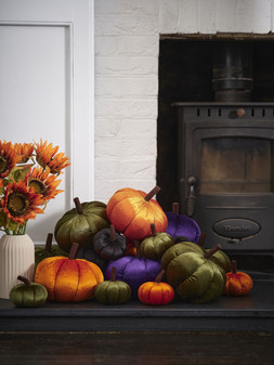 Purple Velvet Pumpkin 17cm