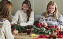 Natural Sundries Set 58 Pieces £11.00 Pinecones 200g £4.50 Long Pinecones 85g £4.00 Lemon Slices 30g £4.00 Orange Slices 30g £4.00 Oasis Small Floral Snip £8.50 Green Sword Fern 43cm £5.00 Red Satin Ribbon 15m x 20 mm £1.50 Cinnamon Sticks 70g £4.50