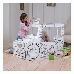 Hobbycraft Colour-In Cardboard Dino Safari 4x4 &pound;20