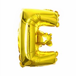 Hobbycraft Gold Foil Letter E Balloon &pound;2.80