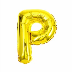 Hobbycraft Gold Foil Letter P Balloon &pound;2.80