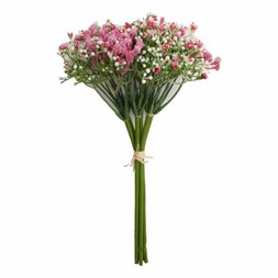 Hobbycraft - Pink Gypsophila Bundle 28cm 6 Pieces - &pound;5.80