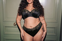 BOOST LACE PADDED BALCONY BRA £35.00 €55.00 AUS$85.95 CAD$79.00 & BOOST LACE TANGA BRIEF £16.00 €26.00 AUS$32.95 CAD$30.00- Available from October