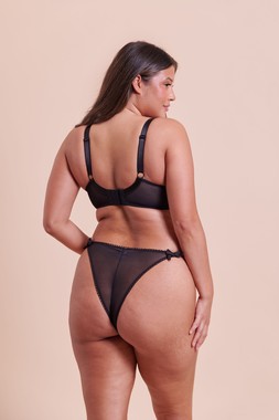 FLORA BALCONY BRA £34.00 €51.00 USD64.00 CAD$78.00 AUD$84.95 & TANGA BRIEF £16.00 €25.00 USD$28.00 CAD$30 AUD$32.95