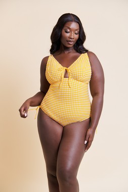 HOLIDAY CHECK NON-WIRED SWIMSUIT