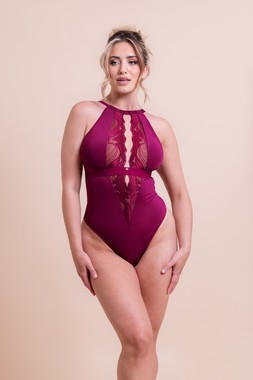 INDULGENCE STRETCH LACE BODY BERRY PURPLE