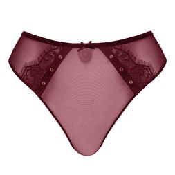 Laced Up Merlot Thong £21 €34 CAD $39 AUS $42.95