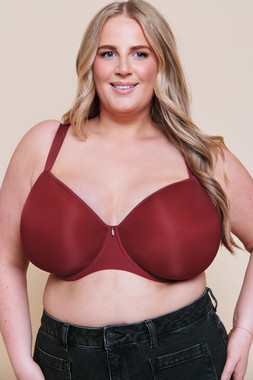 Smoothie Spacer Bra Deep Red £42 €66 CAD $92 AUS $96.95 9