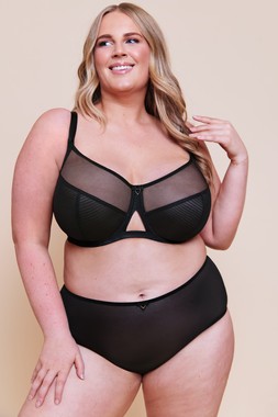VICTORY BLACK SIDE SUPPORT BALCONY BRA £34  €51  USD$64 CAD$78 AUD$84.95 & SHORT £17  €26  USD$29 CAD$31 AUD$34.95