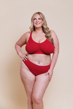 Zen Red Bra £26 €39 CAD $52 AUS $56.95, Brazilian £15 €24 CAD $28 AUS $30.95 8