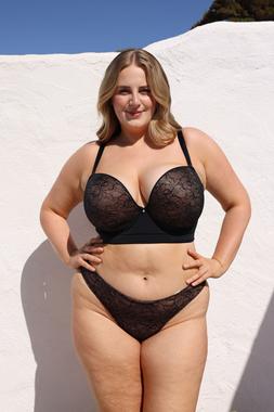 Hey Girls Super Plunge Strapless Multiway Bra Black/Latte