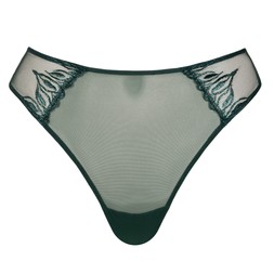 Flare Emerald Thong