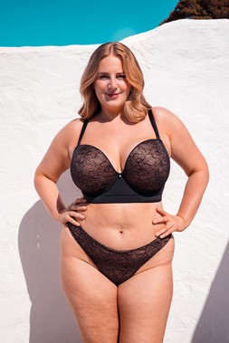HEY GIRLS STRAPLESS BRA & THONG