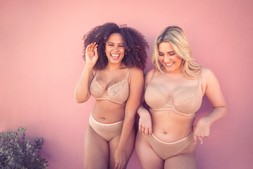 Lace Daze Balcony Bra Latte Beige &pound;35, Lace Daze Brazilian Latte Beige &pound;19 (2)