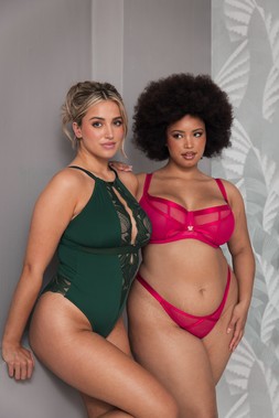 INDULGENCE GREEN STRETCH LACE BODY