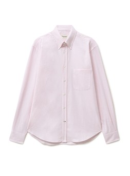 Neem London Recycled Italian Oxford Cloth Pink Button Down Shirt £155 www.neemlondon.co.uk
