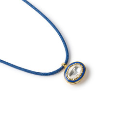 VIXII, ETERNAL LINES - MIDNIGHT BLUE & GOLD NECKLACE - RRP £109(1), www.vixiiworld.com