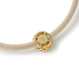 VIXII, INFINITY CIRCLE - BEIGE, TAUPE & GOLD BRACELET £219(2), www.vixiiworld.com