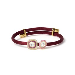 TRUE UNION - BURGUNDY, ORCHID, PINK AND GOLD BRACELET - RRP £299(1) www.vixiiworld.com
