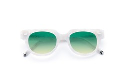 ALLAN SPECKLED IVORY Lenses Lagoon Haze