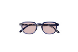 Boyd in Stone Blue with Custom Blush lenses