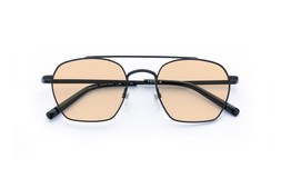HARRISON MATT BLACK Lenses Tangerine