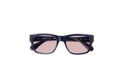 Maclean in Stone Blue with custom Blush lenses