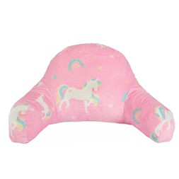 OHS Kids Unicorn Fleece Cuddle Cushion - Pink-£18