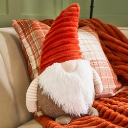 OHS Rusty the Autumnal Gonk Cushion - Rust/Beige - £11
