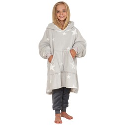 Kids Hoodie Blanket - Star Print