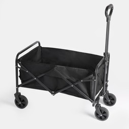 OHS Foldable Camping Trolley - Black - £40