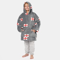 Kids Hoodie Blanket - England Print