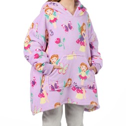 Kids Hoodie Blanket - Fairy Print