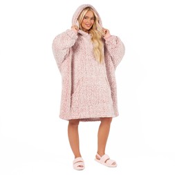 Adult Hoodie Blanket - Pink