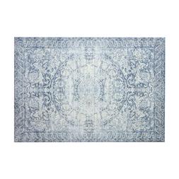 OHS Vintage Washed Flat Rug - Grey- £15