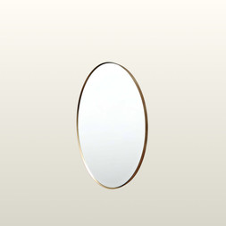 Portland | Oval Gold Mirror | 76x56
