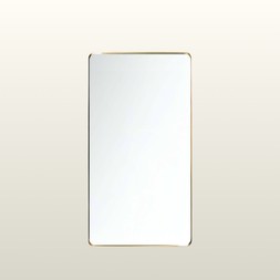 Portland | Rectangular Gold Mirror | 150x76