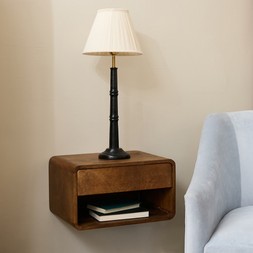 Delphi Floating Console | Pecan