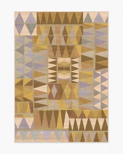 Ruggable Jungalow Collection Cadra Ochre 150 x 215cm Flatwoven £349, Tufted £479