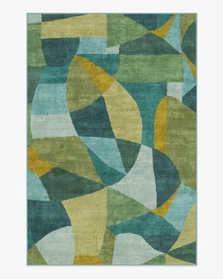 Ruggable Jungalow Collection Kayla Teal Green 185 x 275cm Flatwoven £429, Tufted £599
