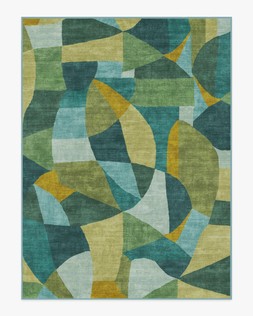 Ruggable Jungalow Collection Kayla Teal Green 275 x 365cm Flatwoven £799, Tufted £1,049